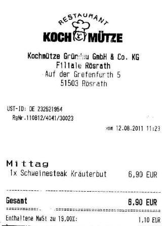 doem Hffner Kochmtze Restaurant